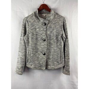 Women’s Cabi Hourglass Gray Button-Front Blazer Size S